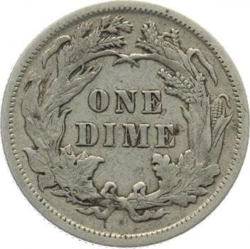 USA 1 Dime 1890 - Seated Liberty